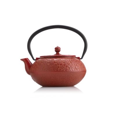 Flower Cast Iron Teapot